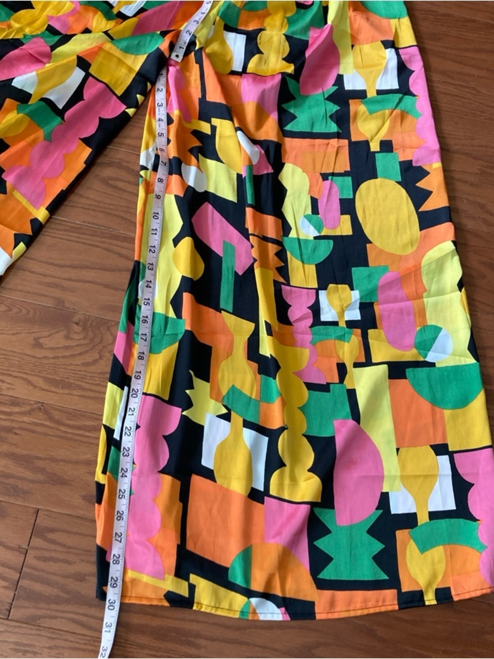 Live 4 Truth Wide Leg Pant NWT L Geometric Pattern - Picture 9 of 10